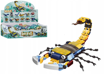 KLOCKI KONSTRUKCYJNE FIGURKI MODELE INSEKTY ZWIERZĘTA NATURA ŚWIAT INSEKTÓW