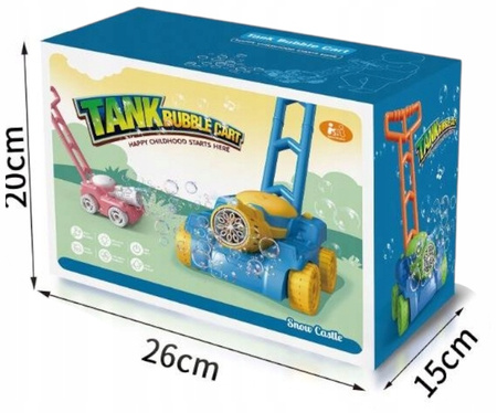 KOSIARKA NA BAŃKI MYDLANE DLA DZIECI PŁYN DO BANIEK MYDLANYCH PCHACZ RÓŻOWA