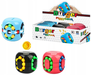 Skarbonka kostka łamigłówka MIX Praca zbiorowa