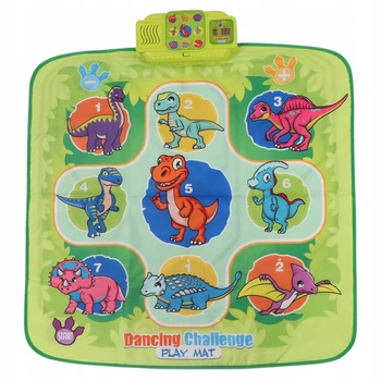 MUZYCZNA MATA DO TAŃCA INTERAKTYWNA DINOZAURY