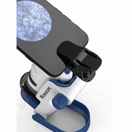 ZESTAW MIKROSKOP EDUKACYJNY DLA DZIECI PRZYBLIŻENIE 120X LED + AKCESORIA