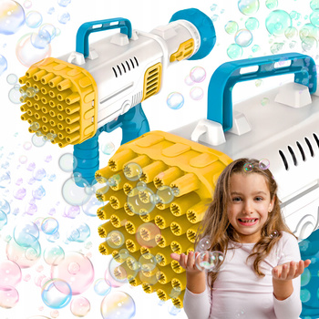 Mega Pistolet Na Bańki Mydlane Maszyna Do Baniek Mydlanych Generator Płyn