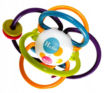 Kula Sensoryczna Koraliki Grzechotka Gryzak Theether Ball Dla Dziecka