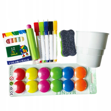 Dwustronna Tablica Magnetyczna z Krzesłem Kreatywna Mały Artysta Akcesoria