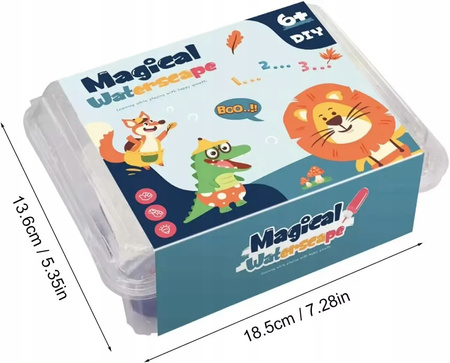 MASA PLASTYCZNA AQUA GEL DIY DLA DZIECI KREATYWNE KOLOROWE FIGURKI WODNE