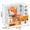 Interaktywny Robo Pies Shiba Inu Zdalnie Sterowany Pilot Głos Robi Sztuczki