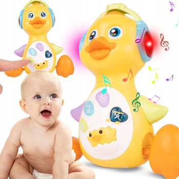 Interaktywna Edukacyjna Muzyczna Kaczka Kaczuszka Gra Śpiewa Tańczy Chodzi