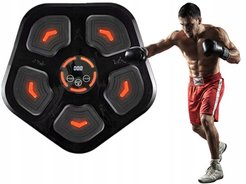 TRENINGOWA TARCZA BOKSERSKA MASZYNA DO BOKSU NA ŚCIANĘ MUZYCZNA BLUETOOTH