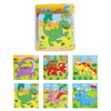Drewniane Puzzle Klocki Edukacyjne 6w1 Układanka Farma Zabawa Dla Dzieci