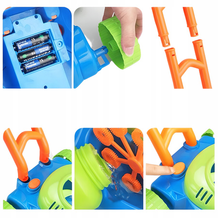 Pchacz Kosiarka Maszyna Do Robienia Baniek Mydlanych Z Efektami Dźwiękowymi