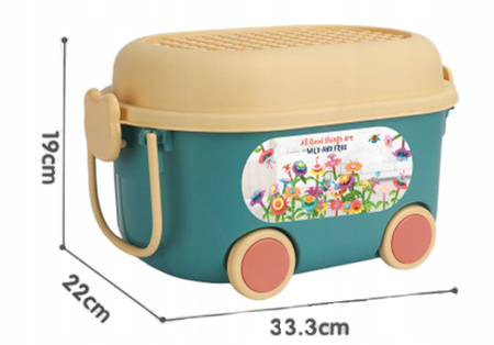 Zestaw Klocki Konstrukcyjne Kwiatki Rośliny Ogród 102el Kuferek Ogrodnik