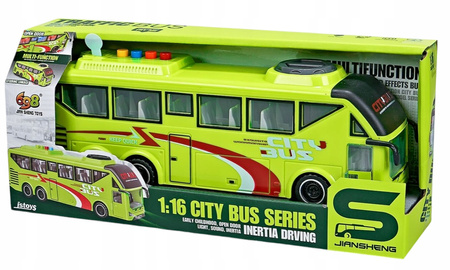 Autobus Miejski Trolejbus z Napędem Otwierane Drzwi Dźwięk Światła Zielony