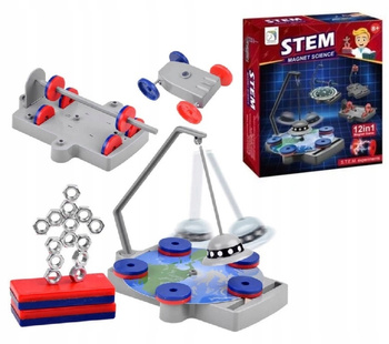 Edukacyjny Zestaw Mały Fizyk Eksperymenty 12w1Nauka Dzieci Zabawa Logika