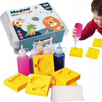 MASA PLASTYCZNA AQUA GEL DIY DLA DZIECI KREATYWNE KOLOROWE FIGURKI WODNE