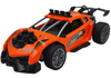 POMARAŃCZOWE ZDALNIE STEROWANE AUTO RC Z EFEKTEM DYMU ŚWIATŁAMI SKALA 1:20