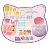 Zestaw Kosmetyczny dla Dzieci Kuferek Kot Torebka Akcesoria Podróżnik 31el