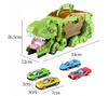 Ciężarówka Dinozaur z 4 Samochodami Transformacja Rampa Transporter Dzieci