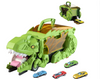 Ciężarówka Dinozaur z 4 Samochodami Transformacja Rampa Transporter Dzieci