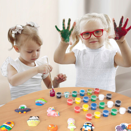 ZESTAW KREATYWNY ARTYSTYCZNY FIGURKI JEDNOROŻCE KONIE GIPSOWE DO MALOWANIA