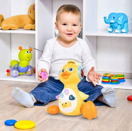 Interaktywna Edukacyjna Muzyczna Kaczka Kaczuszka Gra Śpiewa Tańczy Chodzi