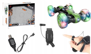 Zdalnie Sterowane Auto Pilotem lub Ręką Twister Światło Dźwięki Akumulator