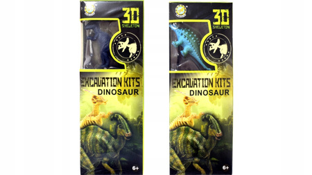 ODKRYWCA WYKOPALISKO SZKIELET DINOZAURA 2w1