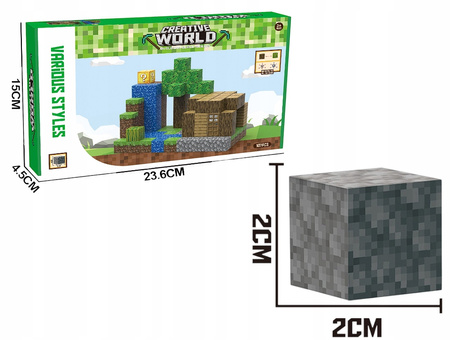 Klocki Magnetyczne Konstrukcyjne 3D Sześciany Bloki Kostki Chatka 107el