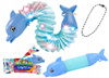 Gąsienica Sensoryczna Delfin lub Rekin Antystresowa Pop Tube LED Świecąca
