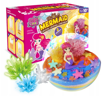 Hodowla Kryształów LED Kreatywny Zestaw Edukacyjny Akwarium Syrenka Chemik