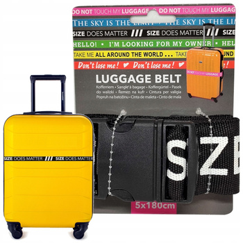 Pas Zabezpieczający do Bagażu Z Napisem