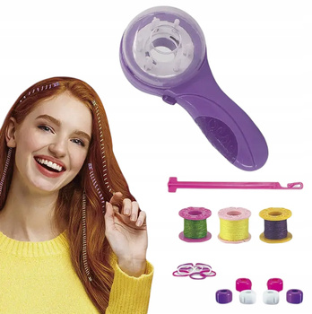 Kreatywny Zestaw do Zaplatania Włosów Zaplatarka Stwórz Magiczne Warkocze