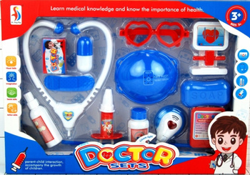 ZESTAW LEKARSKI W PUDEŁKU MAŁY DOKTOR