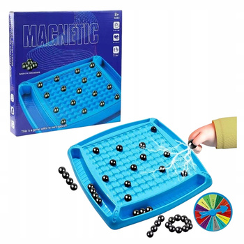 Gra Magnetyczna Szachy Strategiczna Rodzinna Rozgrywka 32 Kulki Plansza