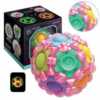 Kula Układanka Zabawka Logiczna Luminescencyjna Antystresowa Masażer POP IT