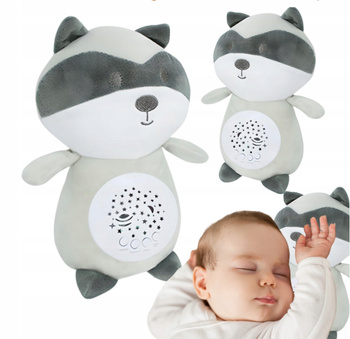 Miś Szumi Interaktywny Projektor Gwiazd Szop Pracz Przytulanka Usypianka