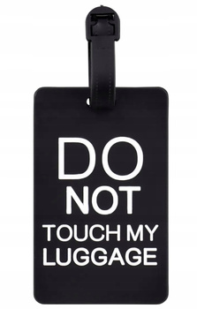 ADRESOWNIK ZAWIESZKA NA BAGAŻ DONT TOUCH ME! IDENTYFIKATOR WALIZKA