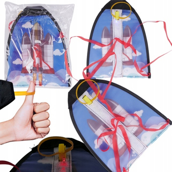 Latawiec z LED Katapultowy Na Gumce Katapulta Dynamiczny Lot Wyrzutnia