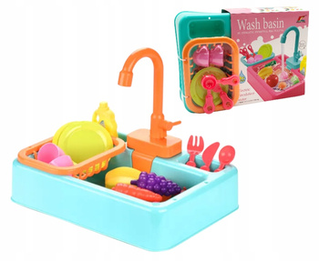 Zlew Zabawka z Akcesoriami Interaktywna Kuchnia dla Małych Kucharzy Dzieci