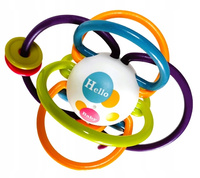 Kula Sensoryczna Koraliki Grzechotka Gryzak Theether Ball Dla Dziecka