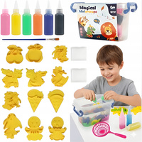 MASA PLASTYCZNA AQUA GEL DIY DLA DZIECI KREATYWNE KOLOROWE FIGURKI WODNE