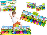 INTERAKTYWNA MATA EDUKACYJNA GRA ODGŁOSY ZWIERZĄT KLAWISZE SENSORYCZNA