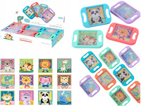 12w1 Gra Zręcznościowa Labirynt Zwierzątka Edukacyjna Zabawka Rozwijająca